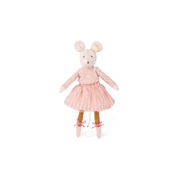 Плюшевая мышка (Mouse doll Anna La Petite Ecole de Danse) торг. марки "Moulin Roty", арт. №667024