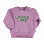 Sweatshirt | Mauve w/ "lucky luke" print / 10Y