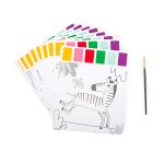 Книга для раскраски (Magic palette painting Les Toupitis) торг. марки "Moulin Roty", арт. № 679601