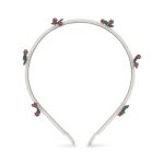 Ободок для волос (PEARLY CHERRY HAIRBRACE) торг. марки "Konges Slоjd", арт. № KS103219, материал: 57% металл, 29% стекло, 9% полиэстр, 5% пластик / ONESIZE