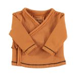 Newborn cardigan crew neck | Camel / 6M