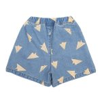 Paper Airplane Denim Shorts/Джинсовые шорты Бумажный самолетик артикул JM2410429 / INDIGO DENIM / 90(18-24M)