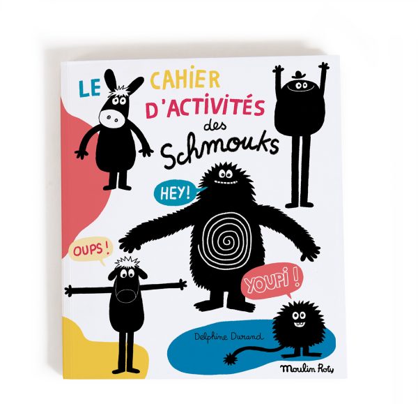 Книга для занятий (Activity book (96 p.) Les Schmouks) торг. марки "Moulin Roty", арт. № 716600