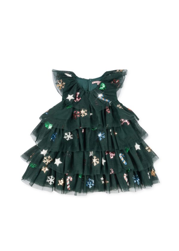Платье для девочек (YVONNE CHRISTMAS DRESS) торг. марки "Konges Slоjd", арт. № KS104469, материал: 100% полиэстр, возраст/размер: 3Y-10Y