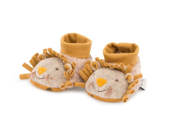 Lion slippers Sous mon baobab