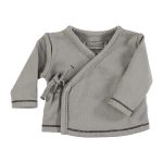 Newborn cardigan crew neck | Grey / 3M