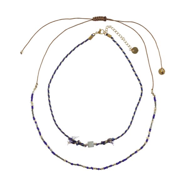 Necklaces | Purple (set of 2) / unique size