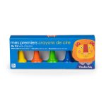Набор восковых мелков (5 wax crayons Les Popipop) торг. марки "Moulin Roty", арт. № 661319