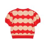 Dot Short Sleeve Knit/Трикотаж в горошек с короткими рукавами артикул JM2410204 / RED / 100(2-3Y)