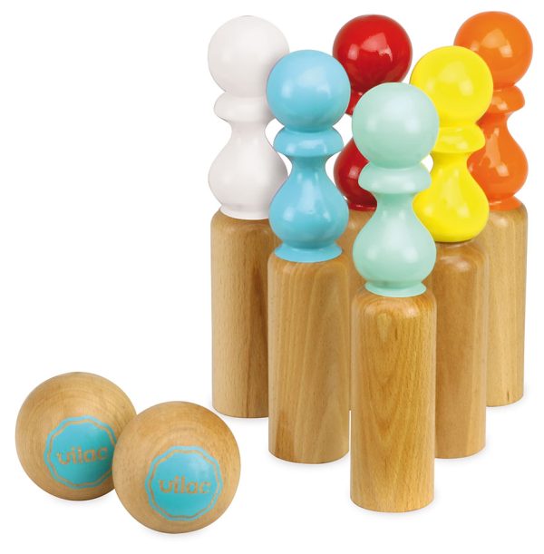 6 lacquered skittles