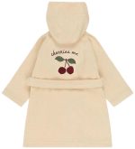 Махровый халат для девочек (Terry Bathrobe Embroidery GOTS - 12m-8y) торг. марки "Konges Slоjd", арт. № KS103319, материал: 100% хлопок / 12-18M