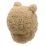 Teddy Bear Ear Warmer Hat_Beige / UNI