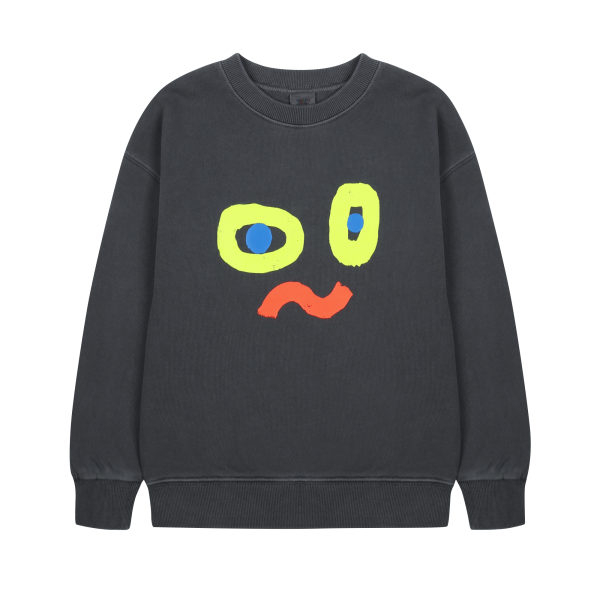 Толстовка для мальчиков (Catchy Face Pigment Sweatshirt(Glow in the dark) ), торг. марки "JELLY MALLOW", арт.№ JM2520166, материал: хлопок 100%