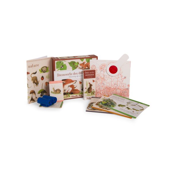 Набор юного исследователя (FR - EN - Discovery of animals box Le Jardin du Moulin) торг. марки "Moulin Roty", арт. № 712162