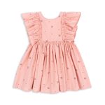Платье для девочек (Evia Bow Dress Gots - 5y-10Y) торг. марки "Konges Slоjd", арт. № KS103055, материал: 100% хлопок / 9-10Y