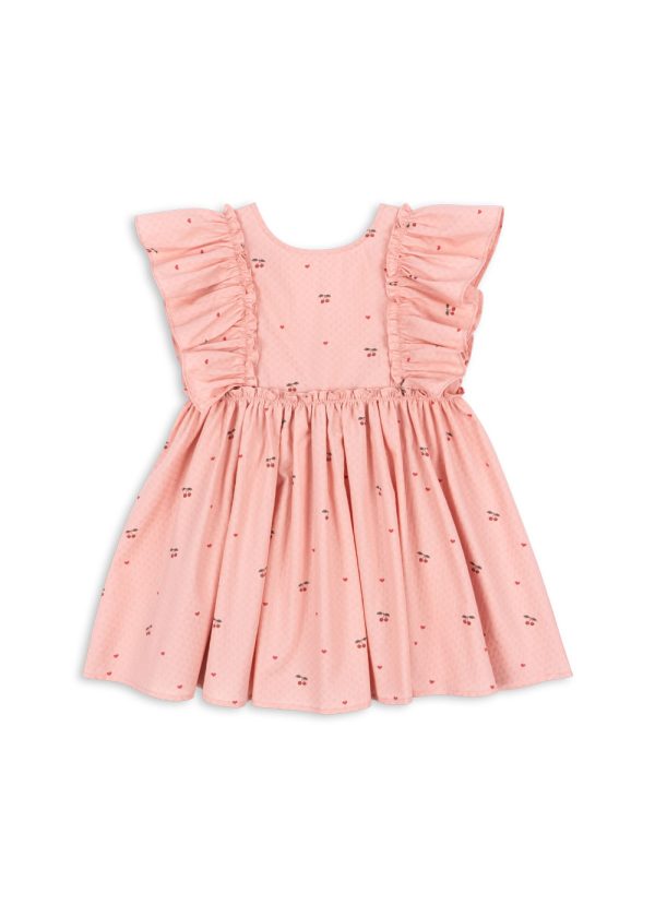 Платье для девочек (Evia Bow Dress Gots - 5y-10Y) торг. марки "Konges Slоjd", арт. № KS103055, материал: 100% хлопок / 9-10Y