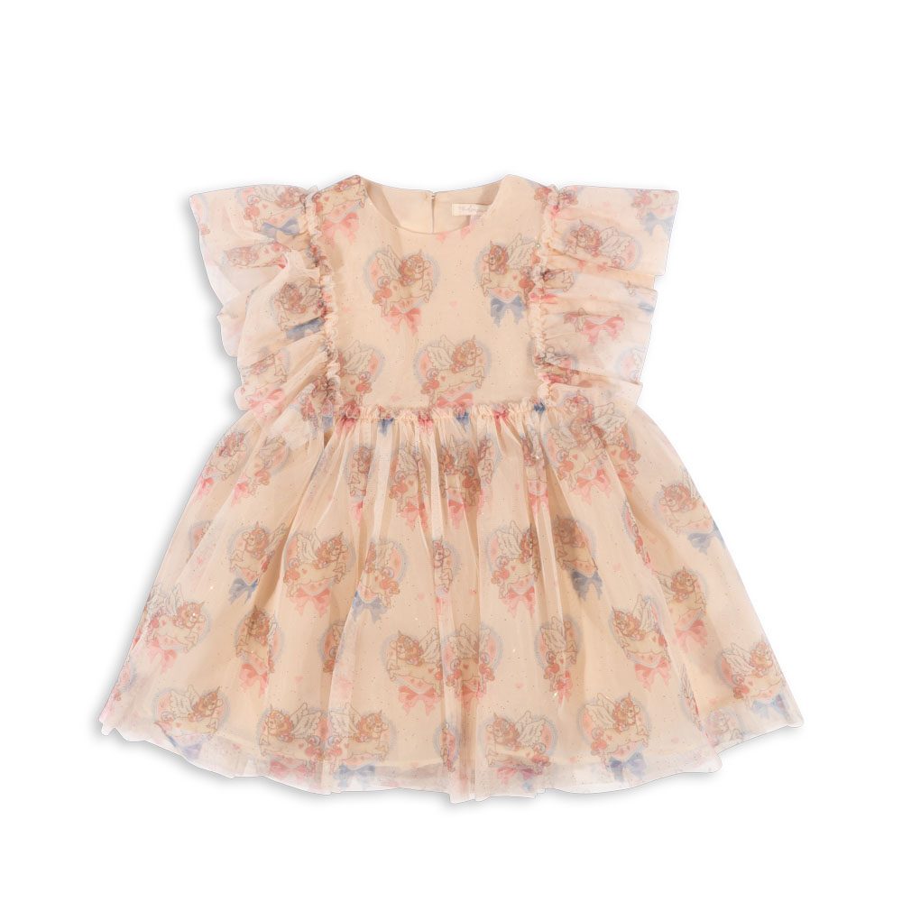 Платье для девочек (Ada Fairy Dress GRS - 18m-10y) торг. марки "Konges Slоjd", арт. № KS103057, материал: 100% полиэстр / 18M