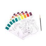 Книга-картинки для раскрашивания (Magic palette painting Dans la Jungle) торг. марки "Moulin Roty", арт. № 668602