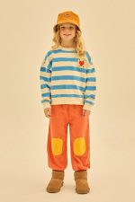 Love Striped Sweatshirt_Blue / 100(2-3Y)
