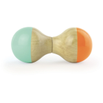 Mint and orange maracas