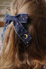 Заколка для волос (VELVET BOW PEARLY HAIR CLIP) торг. марки "Konges Slоjd", арт. № KS104031 / ONESIZE