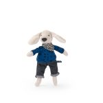 Набивная кукла - собачка (в коробке) (Pilou the dog (in a box) Puce & Pilou) торг. марки "Moulin Roty", арт. № 684009