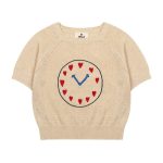 Watch Short Sleeve Knit/Трикотажная кофта с коротким рукавом артикул JM2410209 / BEIGE / 110(4-5Y)