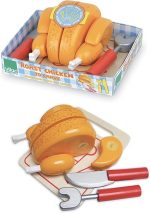 Roast chicken to cut, 6304 Игрушка Жареная курица нарезать