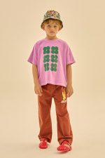 Rabbit Trousers_Brown/Брюки с кроликом_Коричневые артикул JM2410435 / BROWN / 110(4-5Y)