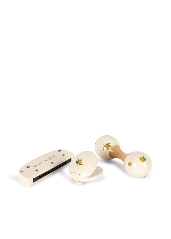 Музыкальные инструменты игрушечные (MUSIC SET PETIT LEMON GLOSSY) торг. марки "Konges Slоjd", арт. № KS103931