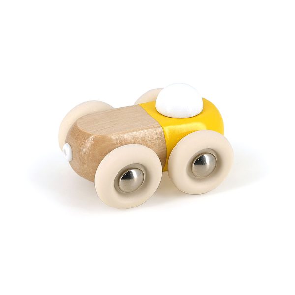 Yellow fifty-fifty car