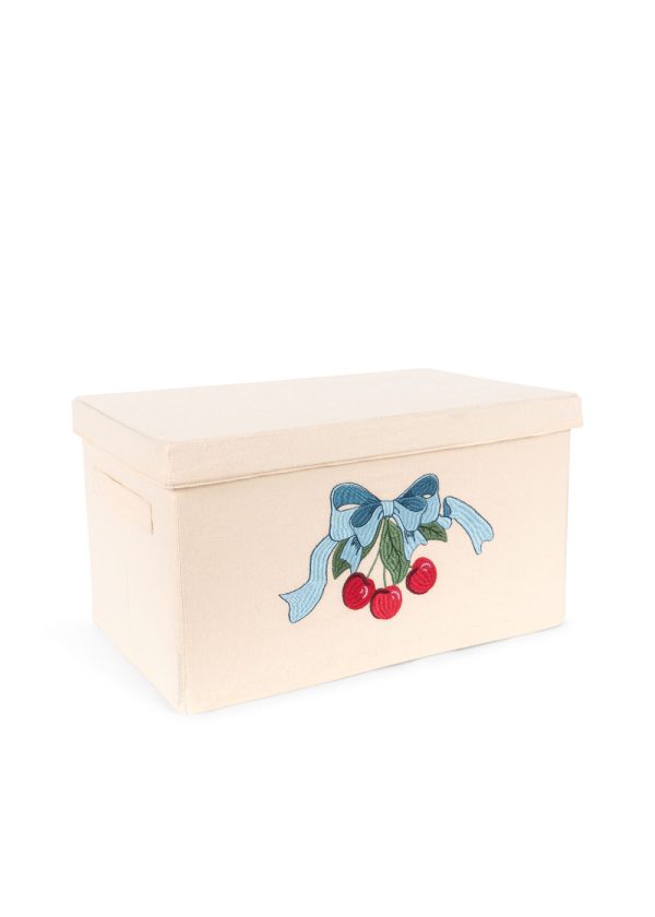 Декоративная коробка для хранения (STORAGE BASKET SMALL) торг. марки "Konges Slоjd", арт. № KS103994, материал: хлопок