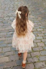 Заколка для волос (VELVET BOW PEARLY HAIR CLIP) торг. марки "Konges Slоjd", арт. № KS103208, материал: 80% полиэстр, 15% металл, 5% стекло / ONESIZE