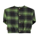 Flannel blouse | Green & black checkered / 10Y