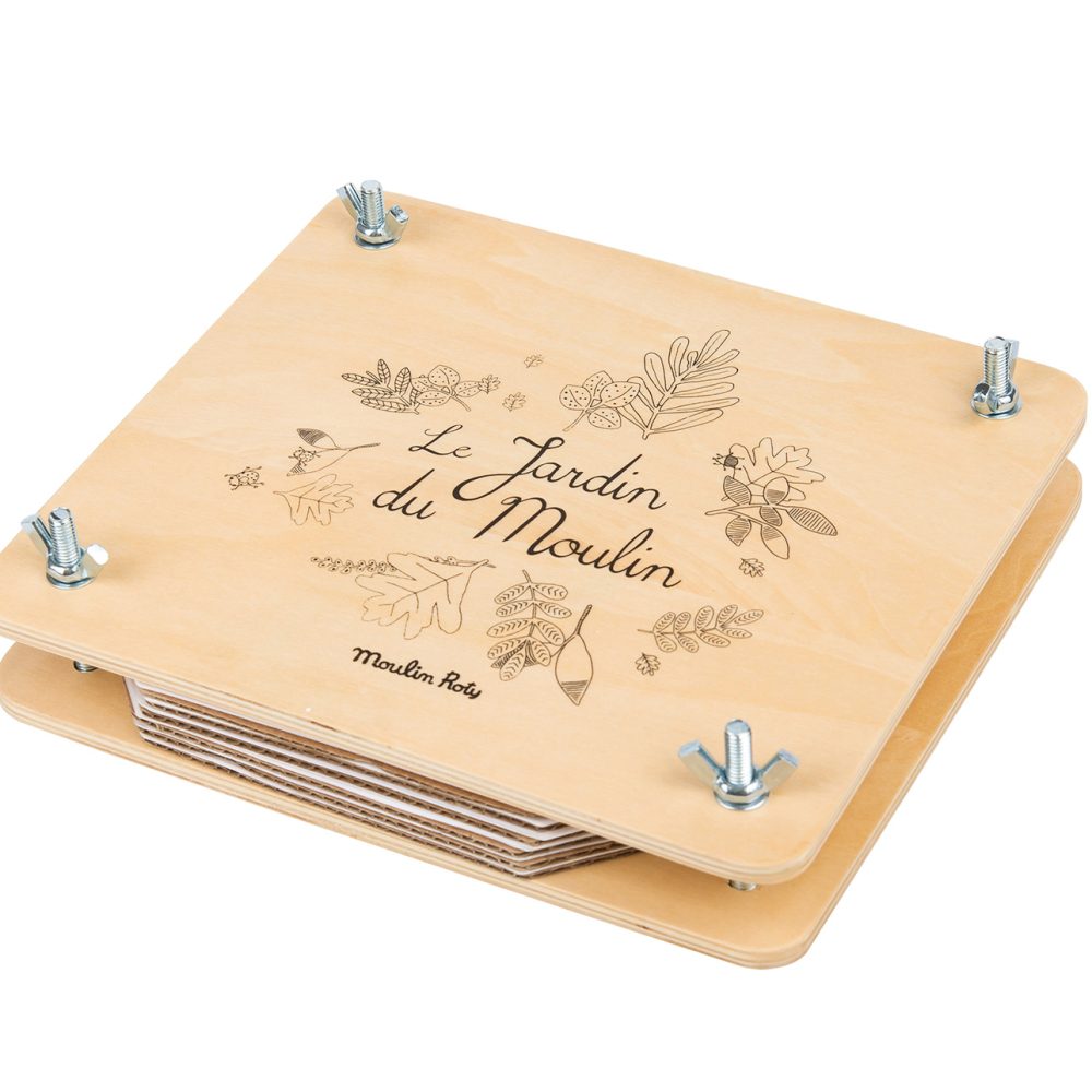 Игрушечный пресс для цветов (FR - Flower press Le jardin du moulin (French)) торг. марки "Moulin Roty", арт. № 712210
