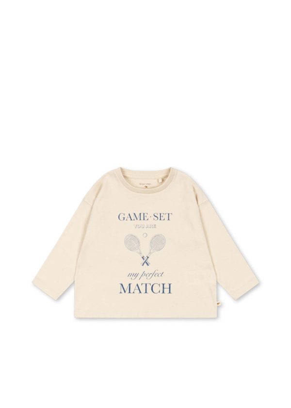 Майка с рукавами (LIN LS TEE GOTS MATCH) торг. марки "Konges Slоjd", арт. № KS103859, материал: 100% хлопок / 9-10Y