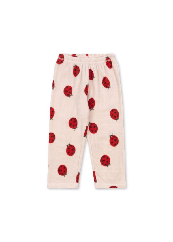 Брюки для девочек (TAVI FLEECE PANTS GRS LADYBUG) торг. марки "Konges Slоjd", арт. № KS103541, материал / 7-8Y
