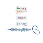 Wooden lacing beads Les Toupitis