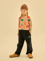 Colorful Bird Turtleneck T-shirts / 120(6-7Y)