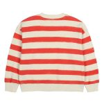 Bird Striped Sweatshirt_Red / 110(4-5Y)