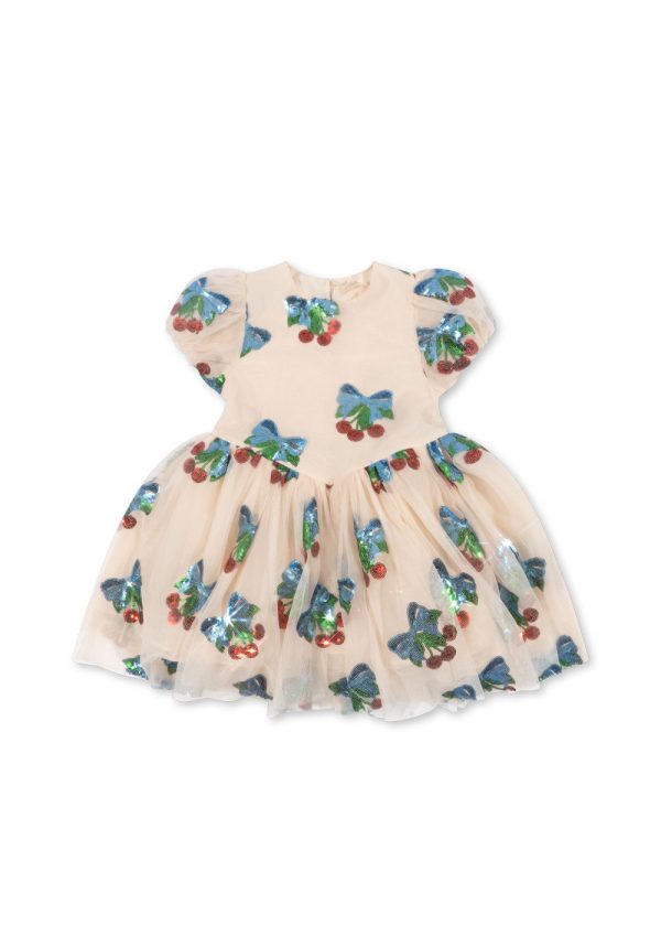 Платье для девочек (HearLily Dress GRS - 18m-10y) торг. марки "Konges Slоjd", арт. № KS103220, материал: 100% полиэстр / 9-10Y