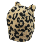 Teddy Bear Ear Warmer Hat_Leopard / UNI