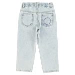 Unisex denim trousers | Washed light blue denim / 3Y