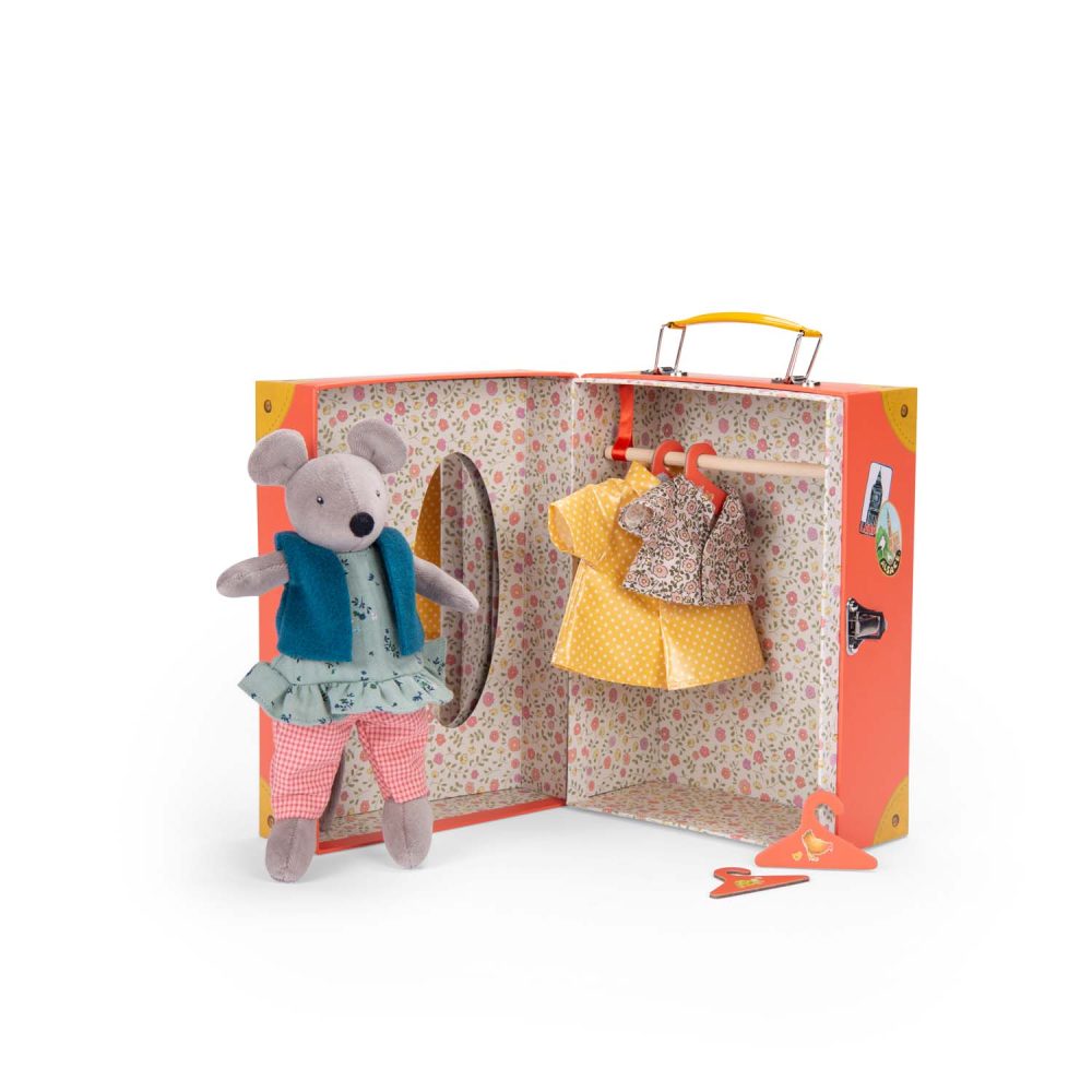 Набор чемодан-гардероб (Little wardrobe suitcase Nini La Grande Famille) торг. марки "Moulin Roty", арт. № 632407