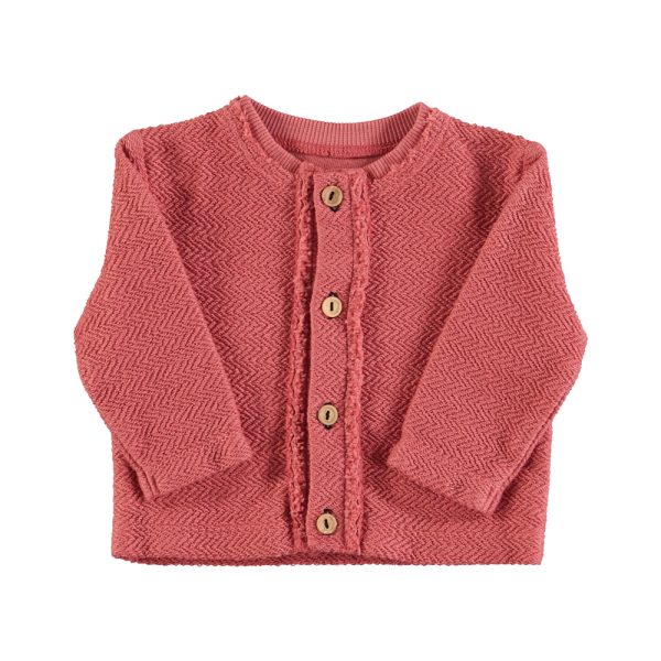 Newborn cardigan | Old pink / 3M