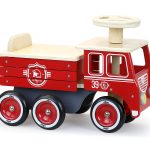 Ride on firetruck, 1126R Игрушка Поездка на пожарной машине