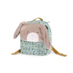 Sage rabbit backpack Trois Petits Lapins