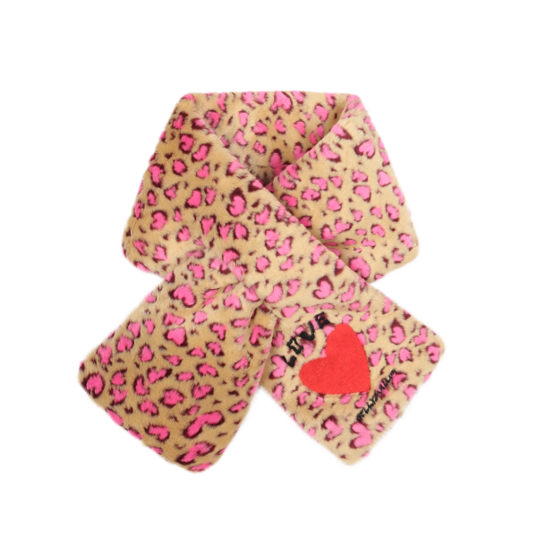 Шарф (Heart Fur Leopard Scarf), торг. марки "JELLY MALLOW", арт.№ JM2521170, материал: полиэстр 100%