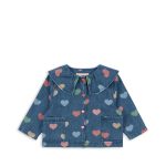 Рубашка для девочек (MAGOT DENIM SHIRT GOTS) торг. марки "Konges Slоjd", арт. № KS103883, материал: 100% хлопок / 2Y