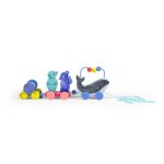 Pull-along activity train Les Aventures de Paulie